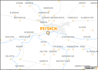 map of Psyshchi