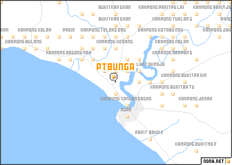 map of Pt Bunga