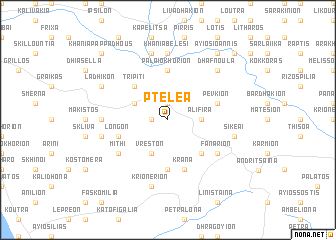 map of Pteléa