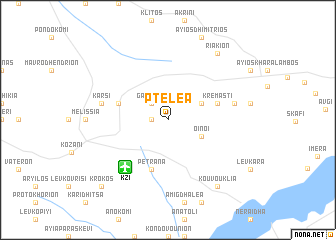 map of Pteléa