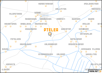 map of Pteléa