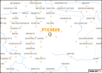 map of Ptichevo