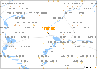 map of Pturek