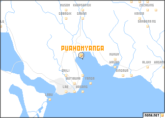 map of Puahom Yanga