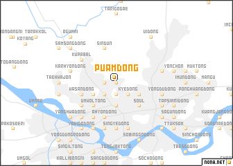 map of Puam-dong