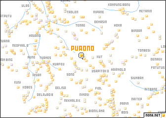 map of Puaono