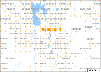 map of Pubbogama