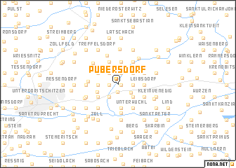 map of Pubersdorf