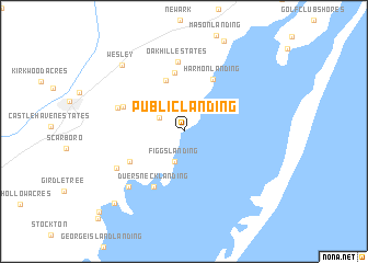 map of Public Landing