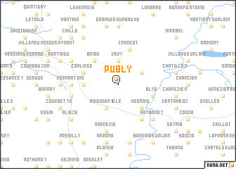 map of Publy