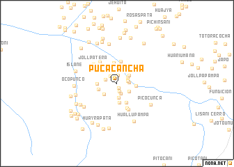 map of Puca Cancha