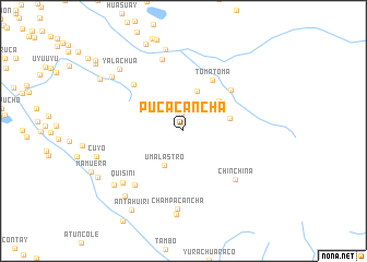 map of Pucacancha