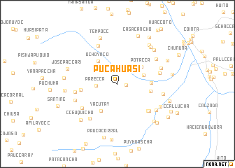 map of Pucahuasi