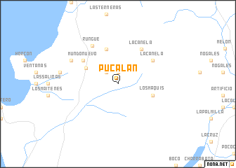 map of Pucalán