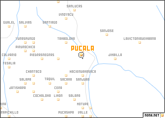 map of Pucala