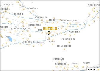 map of Pucalá