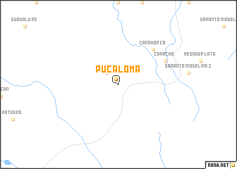 map of Puca Loma