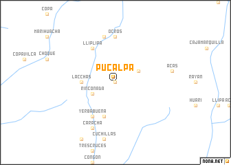 map of Pucalpa