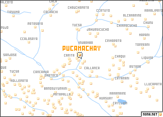 map of Pucamachay