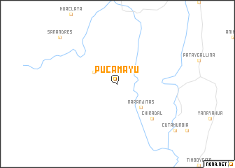 map of Puca Mayu