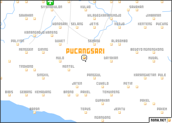 map of Pucangsari