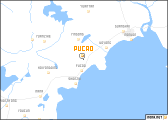 map of Pucao