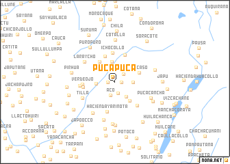 map of Puca Puca