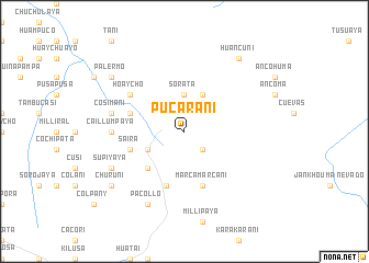 map of Pucarani