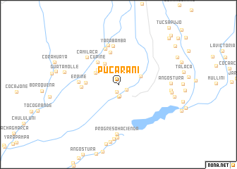 map of Pucarani