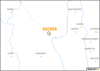 map of Pucará