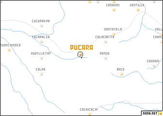 map of Pucara