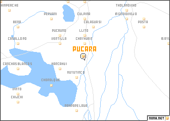 map of Pucará