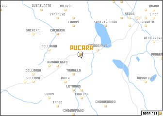 map of Pucará