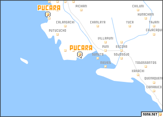 map of Pucará