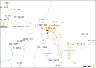 map of Pucará