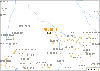 map of Pucara