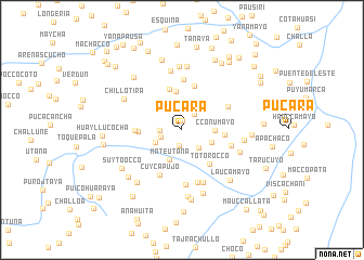 map of Pucara