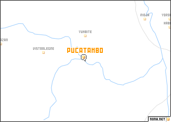 map of Puca Tambo