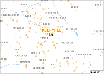 map of Pucayacu