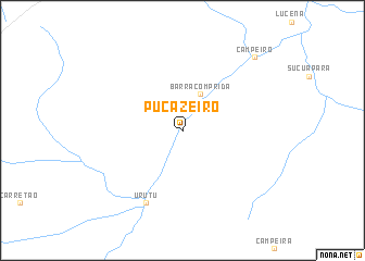 map of Puçàzeiro