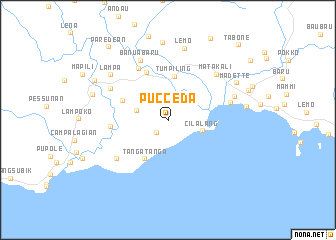 map of Pucceda