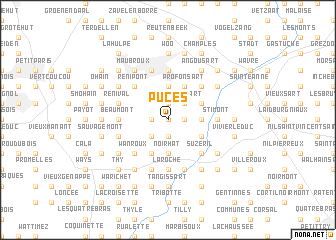 map of Puces