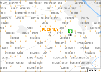 map of Puchały