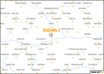 map of Puchały