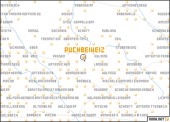 map of Puch bei Weiz