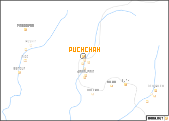 map of Pūch Chāh