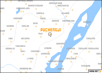 map of Puchengji