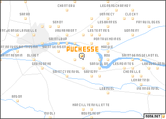 map of Puchesse