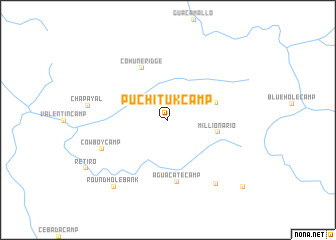 map of Puchituk Camp
