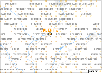 map of Püchitz